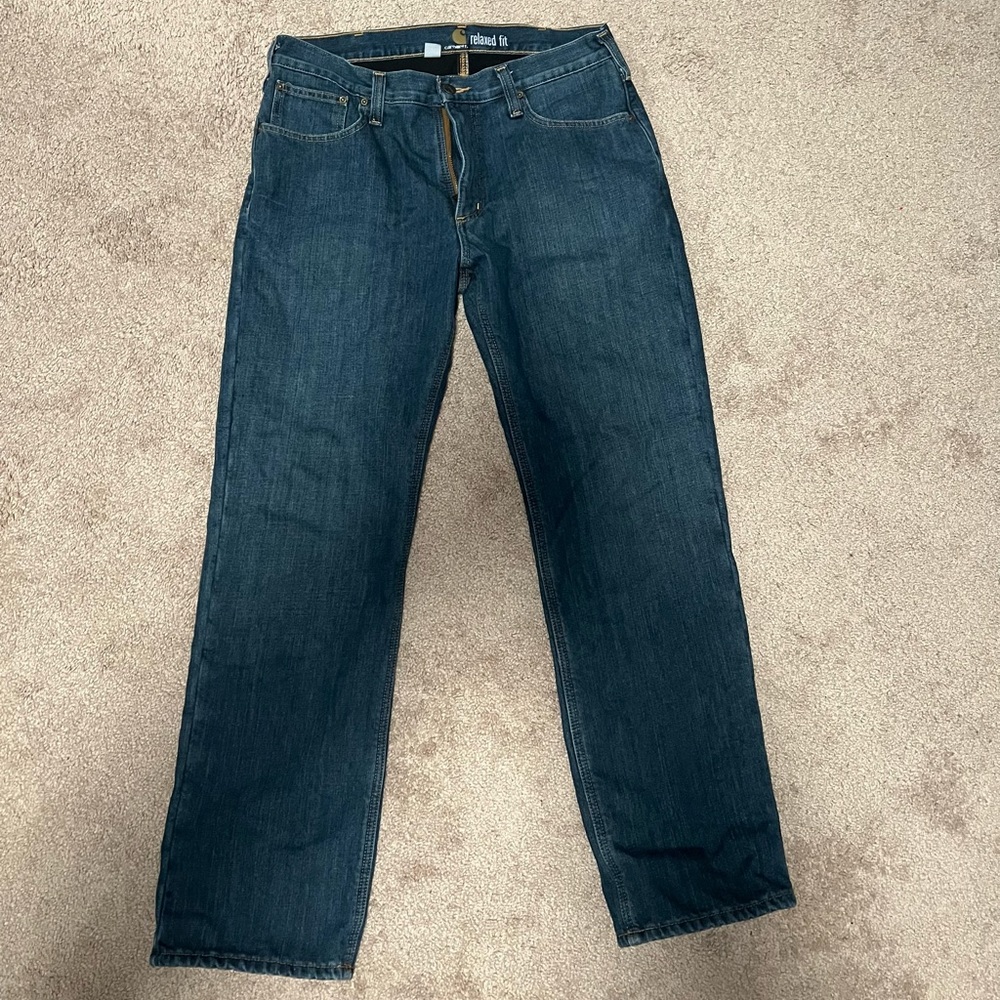 Carhartt Relaxed Fit Fleece Lined Jeans